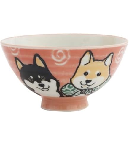 Amazon｜カネセ 笑いぬ(わらいぬ)軽量茶碗 オレンジ DG-007